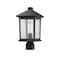 Z-Lite Portland 1 Light Post Mount Light, Oil Rubbed Bronze And Clear Seedy 531PHMR-ORB - alternate 6